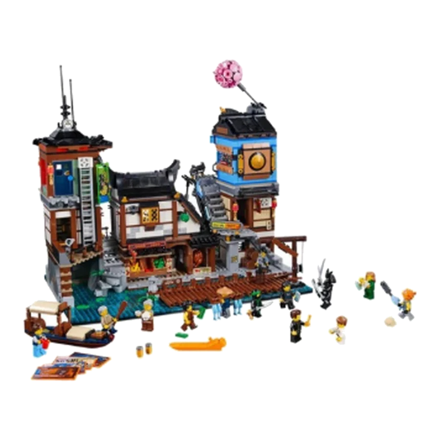 LEGO Others Asian-Inspired Waterfront City Building Set