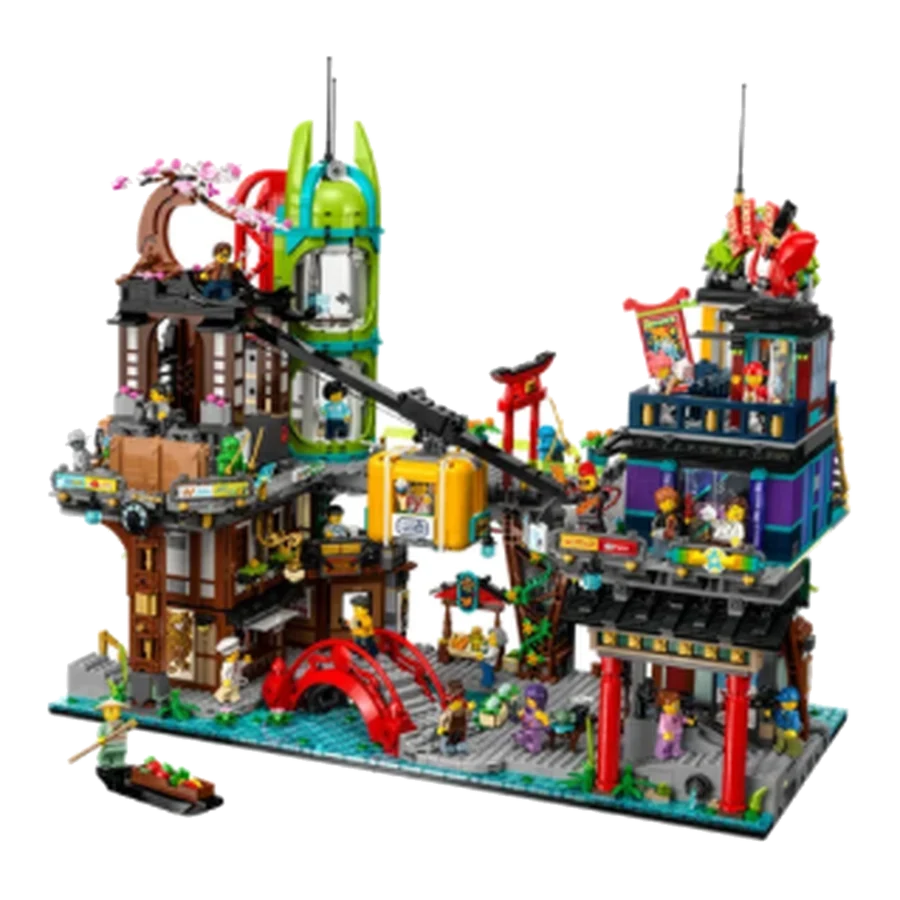 LEGO Others Detailed Modular Ninjago City Markets