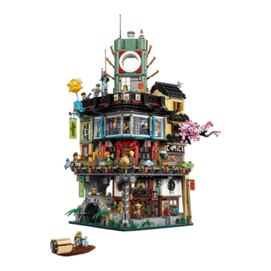 LEGO Others Modular Asian-inspired City Building Brick Model