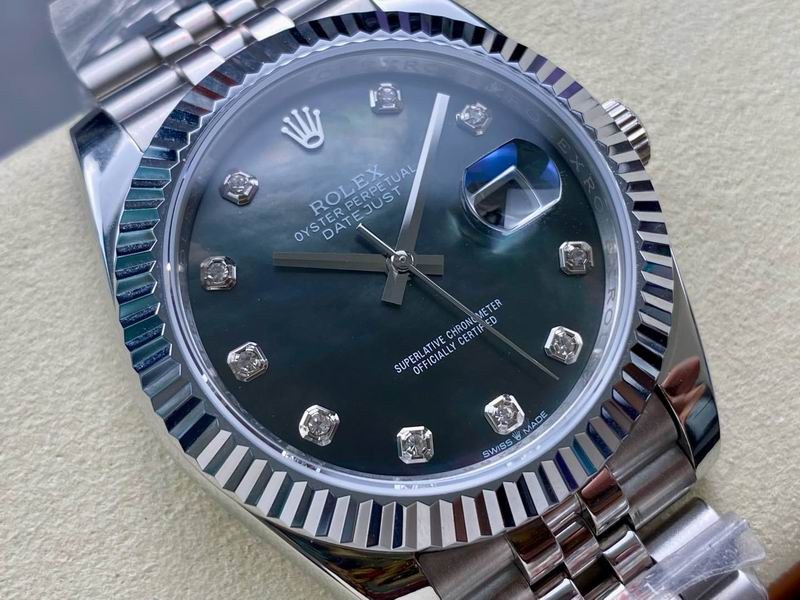 Rolex Datejust 41 Green Diamond Dial