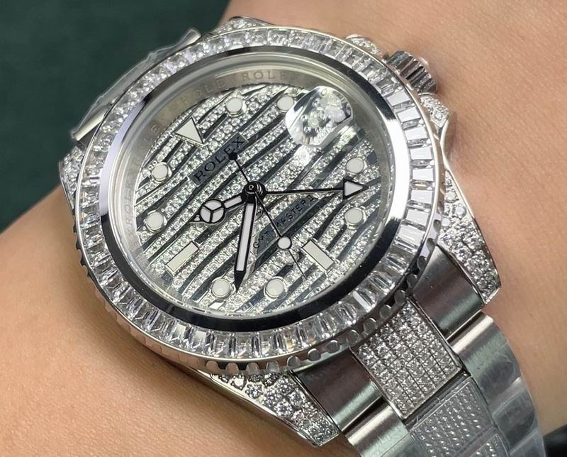 Rolex Datejust Baguette Diamond & Pavé White Gold