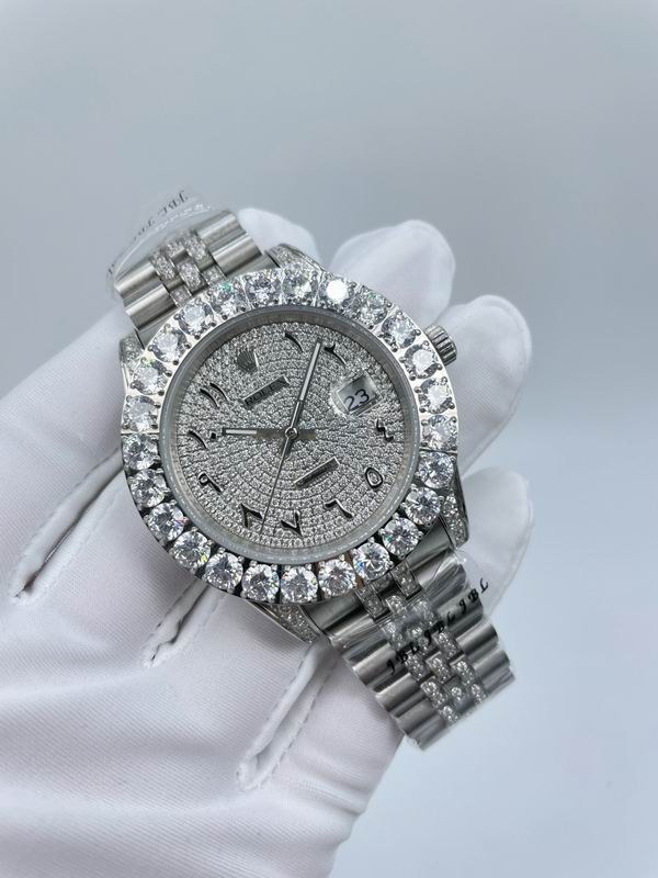 Rolex Datejust Diamond Pavé Arabic