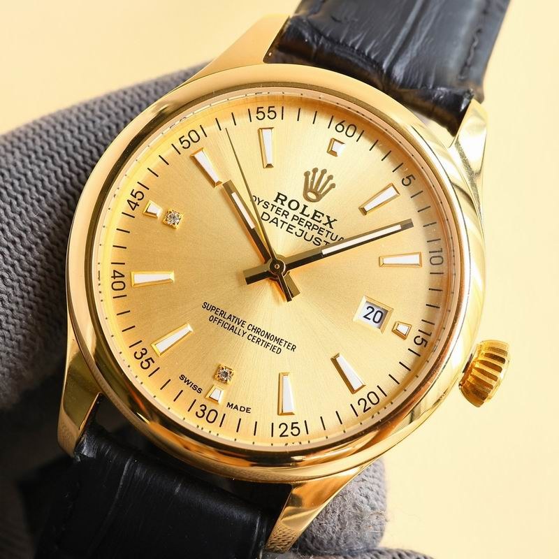 Rolex Datejust Gold Dial Diamond