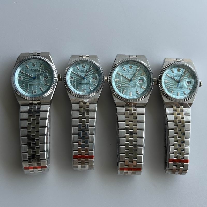 Rolex Datejust Mint Green Honeycomb Dial