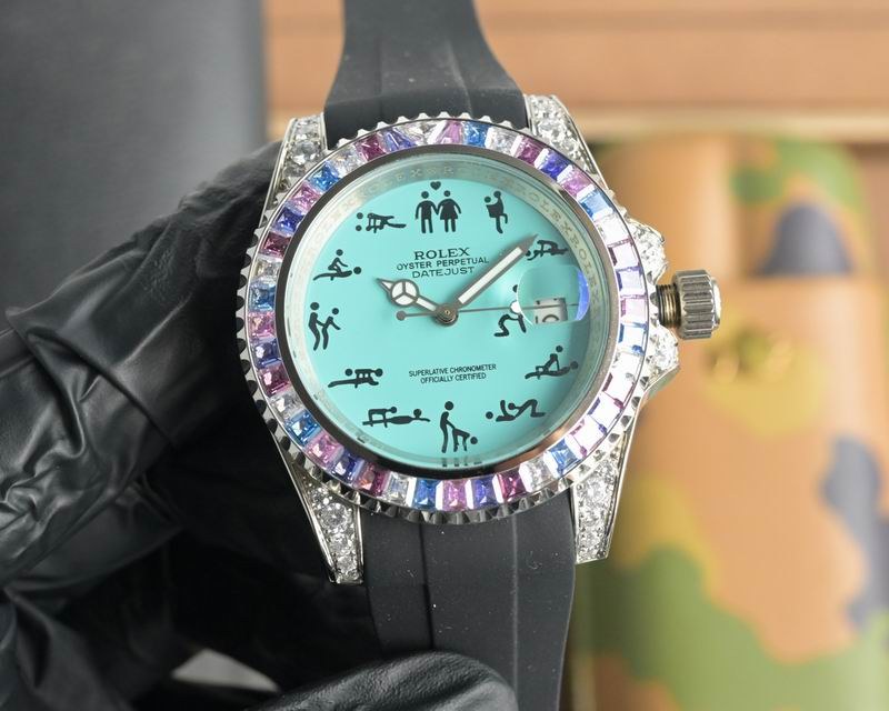 Rolex Datejust Teal Dial White Gold