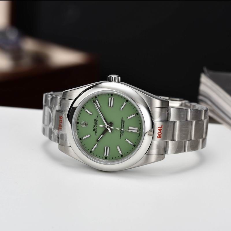 Rolex Oyster Perpetual Olive Dial