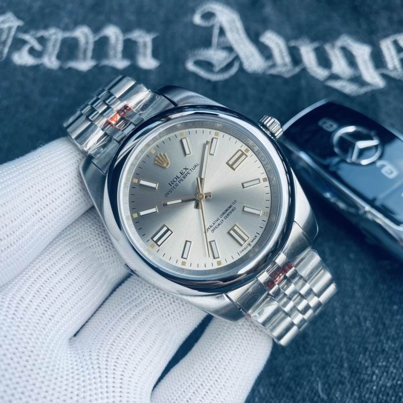 Rolex Oyster Perpetual Silver Dial