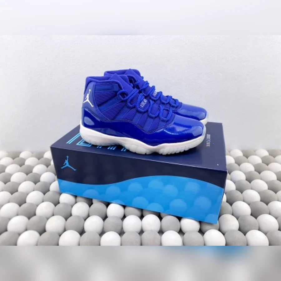 Jordan 11 Royal Blue White — Gallery