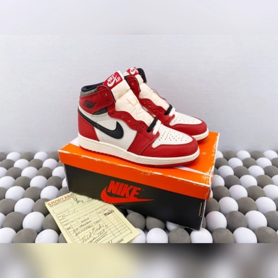 Jordan 1 High Red White Black Lost & Found — Gallery