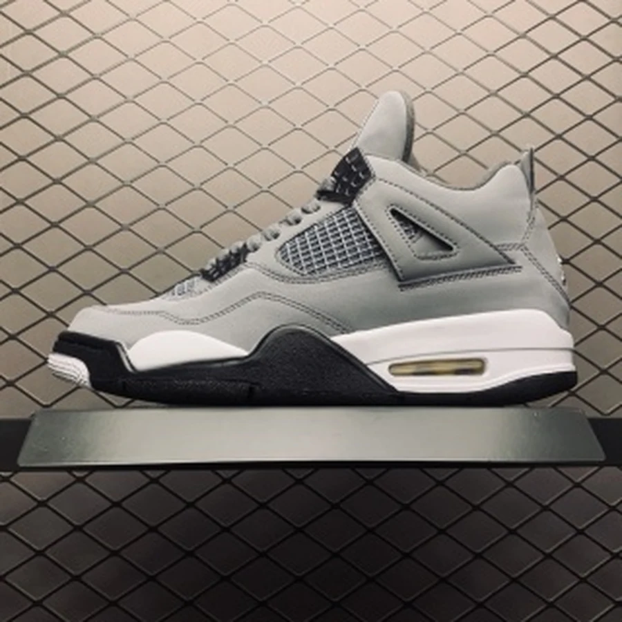 Jordan 4 Cool Grey White Black — Gallery
