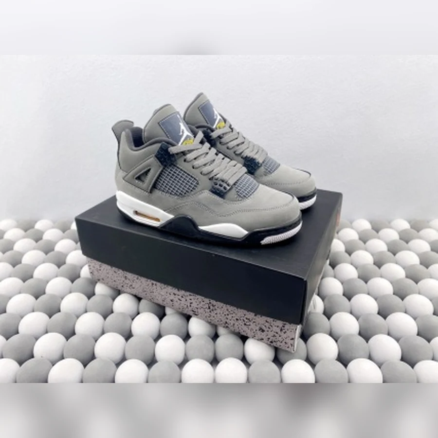 Jordan 4 Cool Grey White Black — Gallery