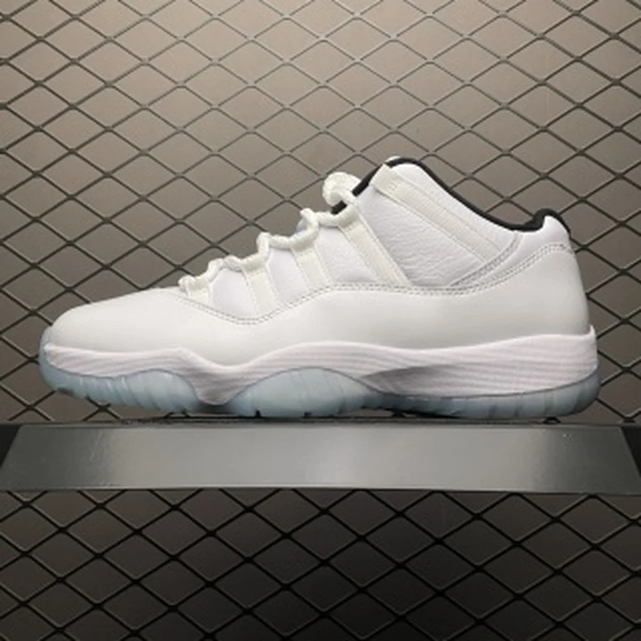Jordan 11 White Black Icy Blue