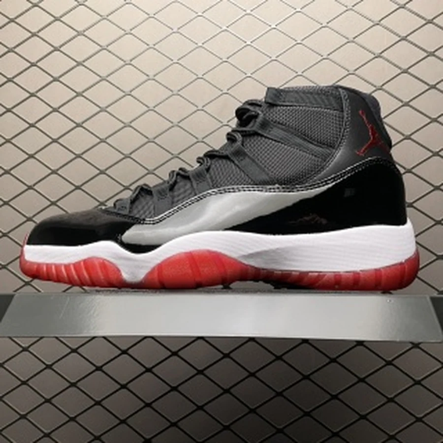 Jordan 11 Black Red White High