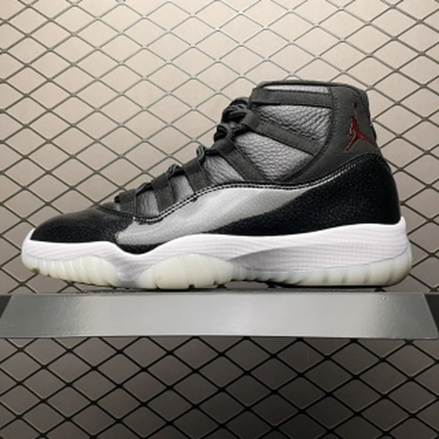 Jordan 11 Black White Red High
