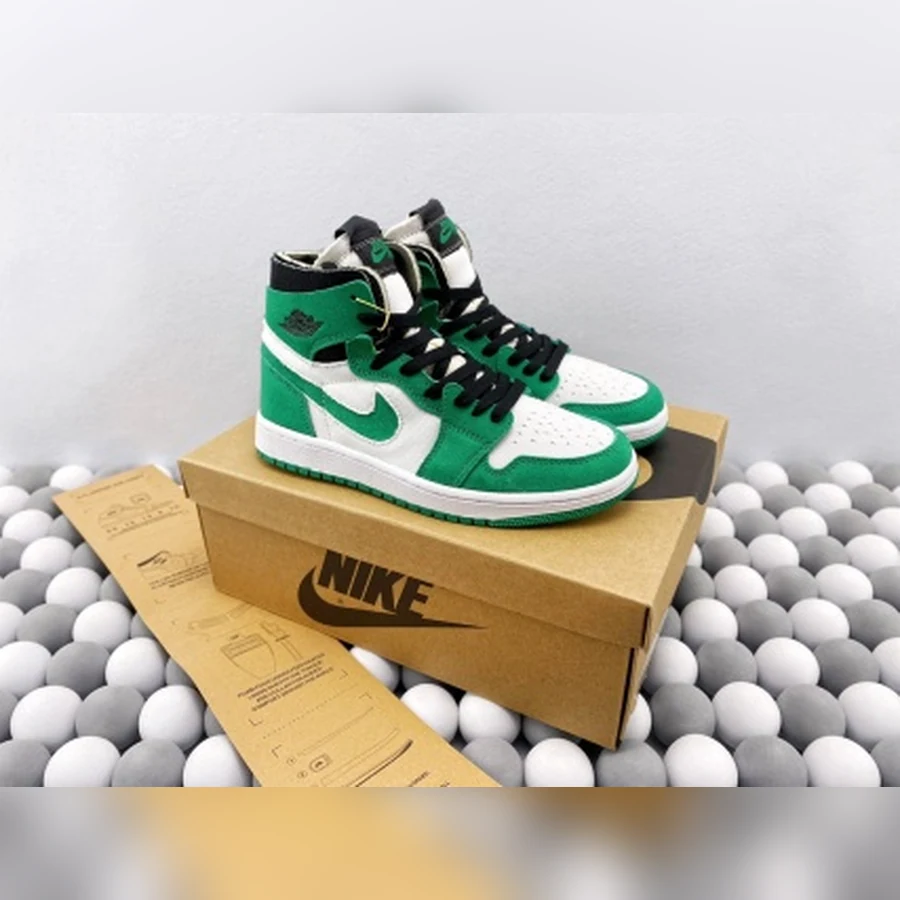 Jordan 1 High Green White Black