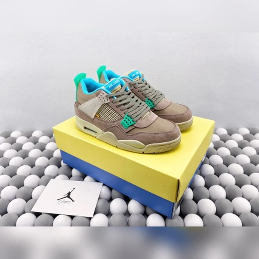 Jordan 4 Taupe Haze Blue Green