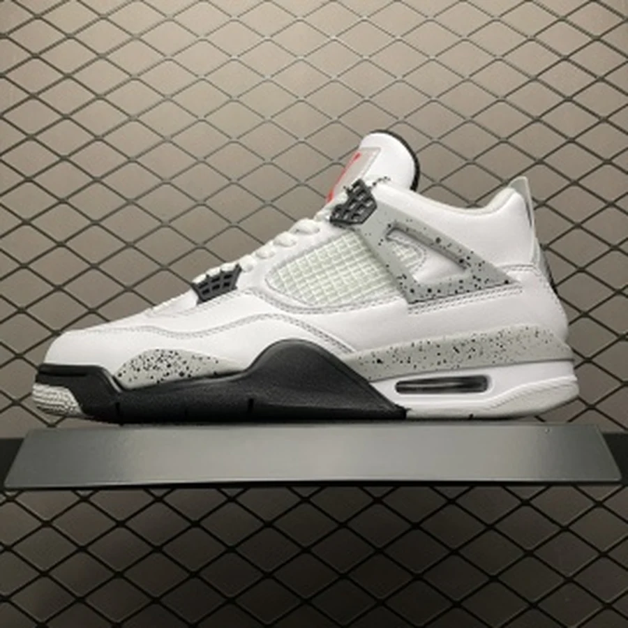 Jordan 4 White Cement Grey