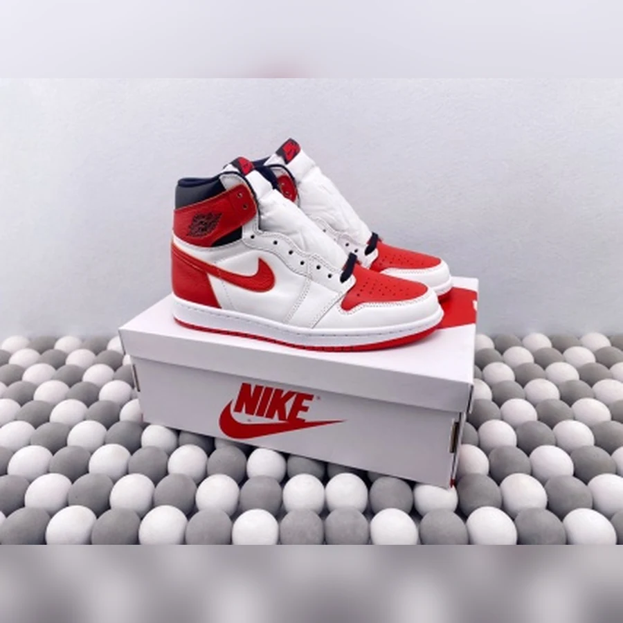Jordan 1 High White Gym Red Black