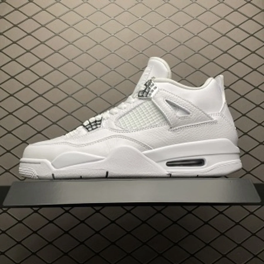 Jordan 4 White Metallic Silver