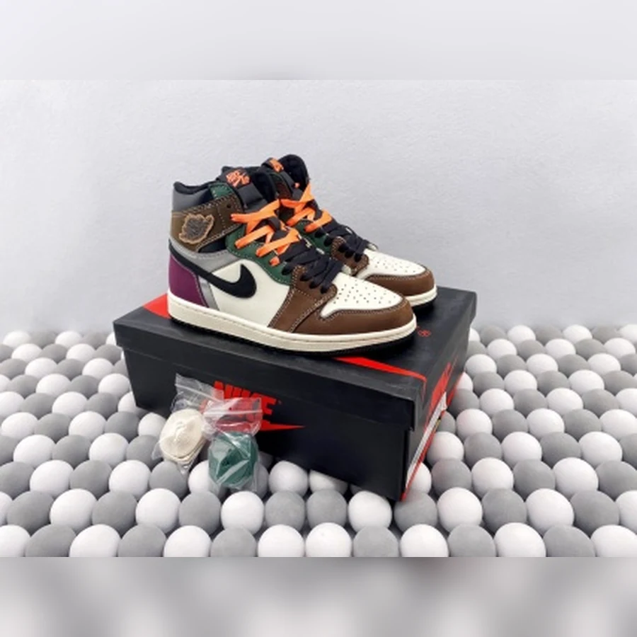 Jordan 1 High Brown Multicolor Sail