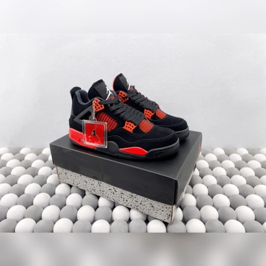 Jordan 4 Black Red — Gallery