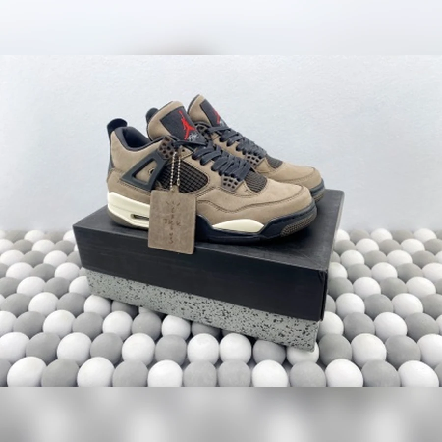 Jordan 4 Brown Black Sail