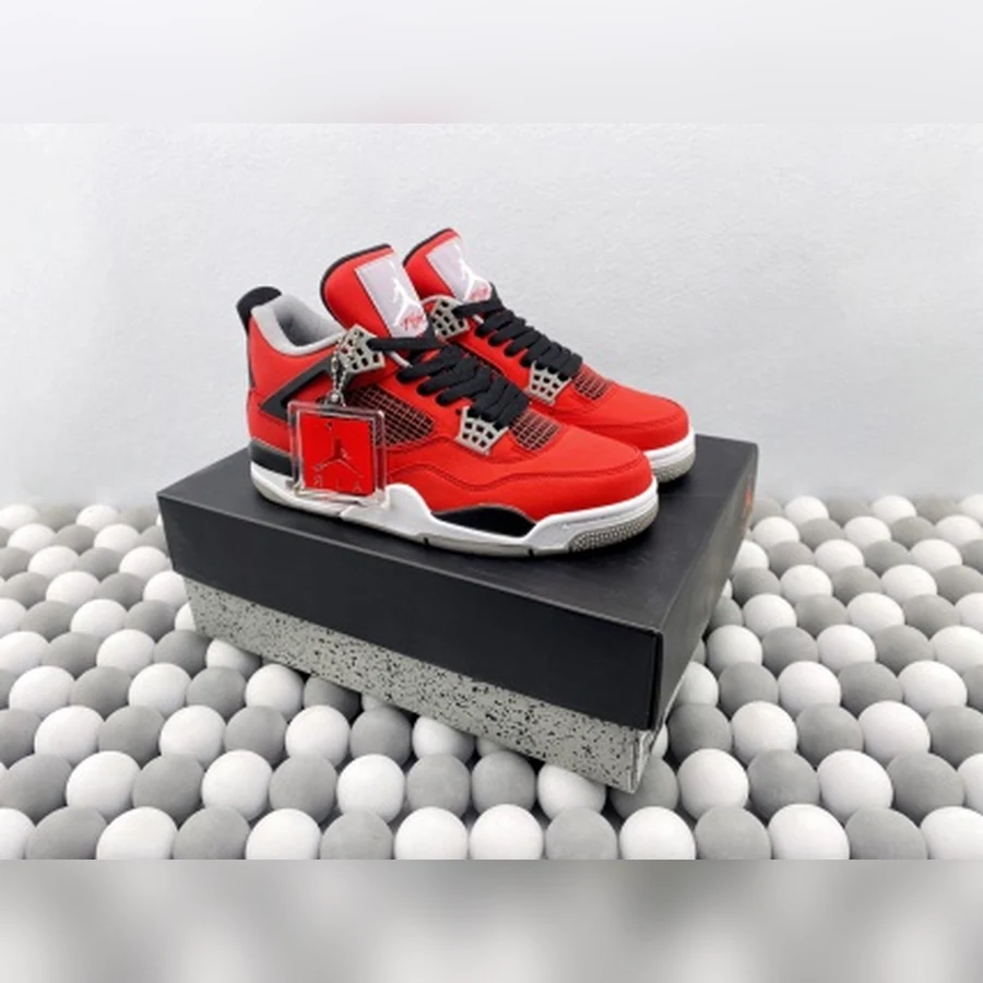 Jordan 4 Red Black Grey