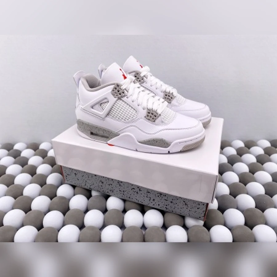 Jordan 4 White Tech Grey Red