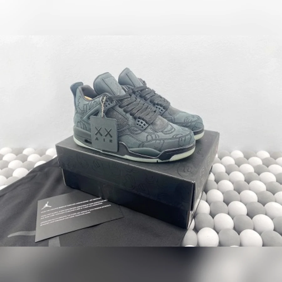 Jordan 4 Black Kaws