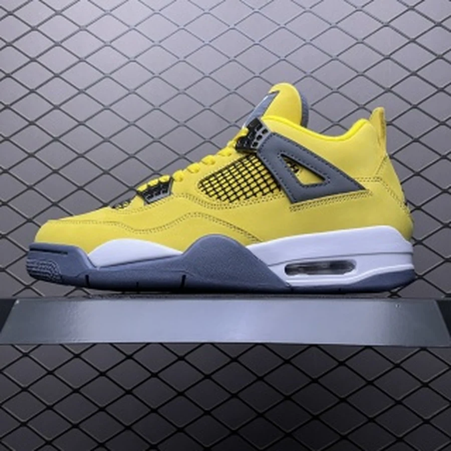 Jordan 4 Yellow Grey White
