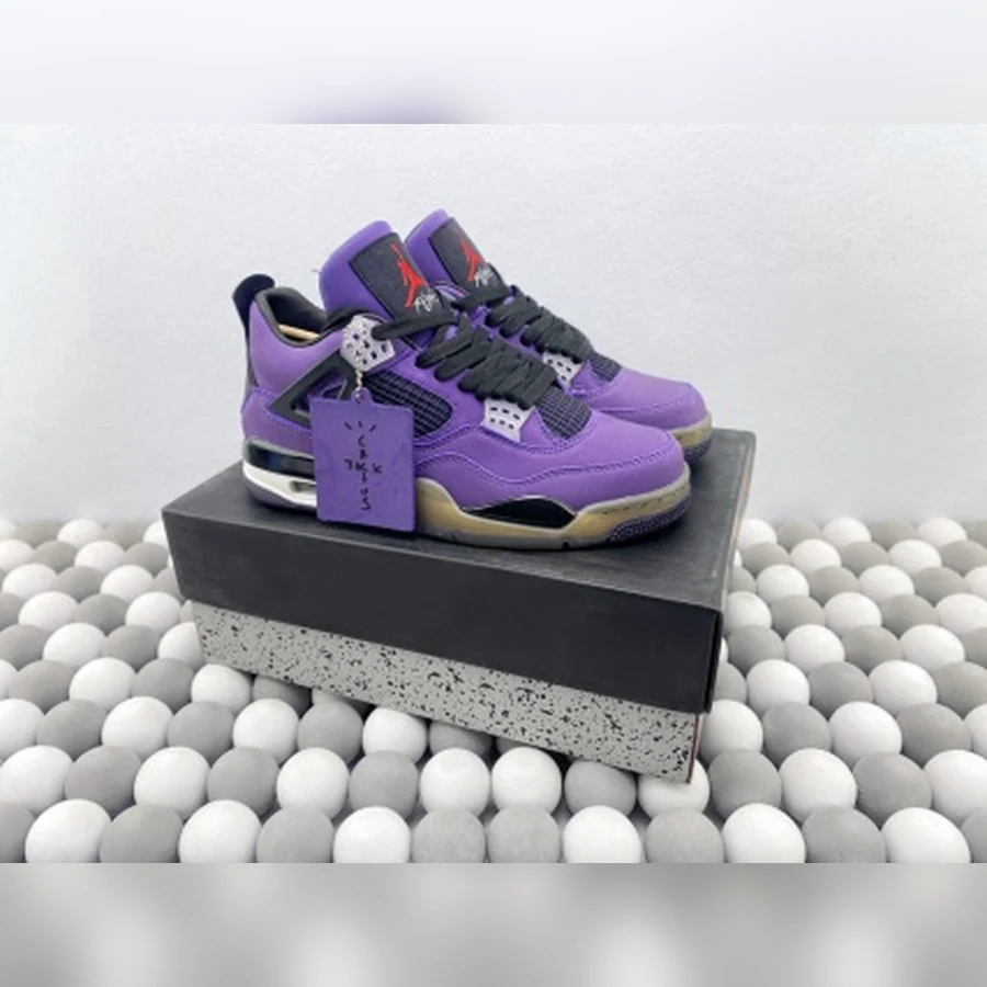 Jordan 4 Purple Black