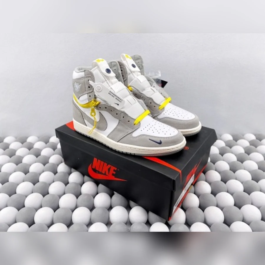 Jordan 1 High White Grey Yellow
