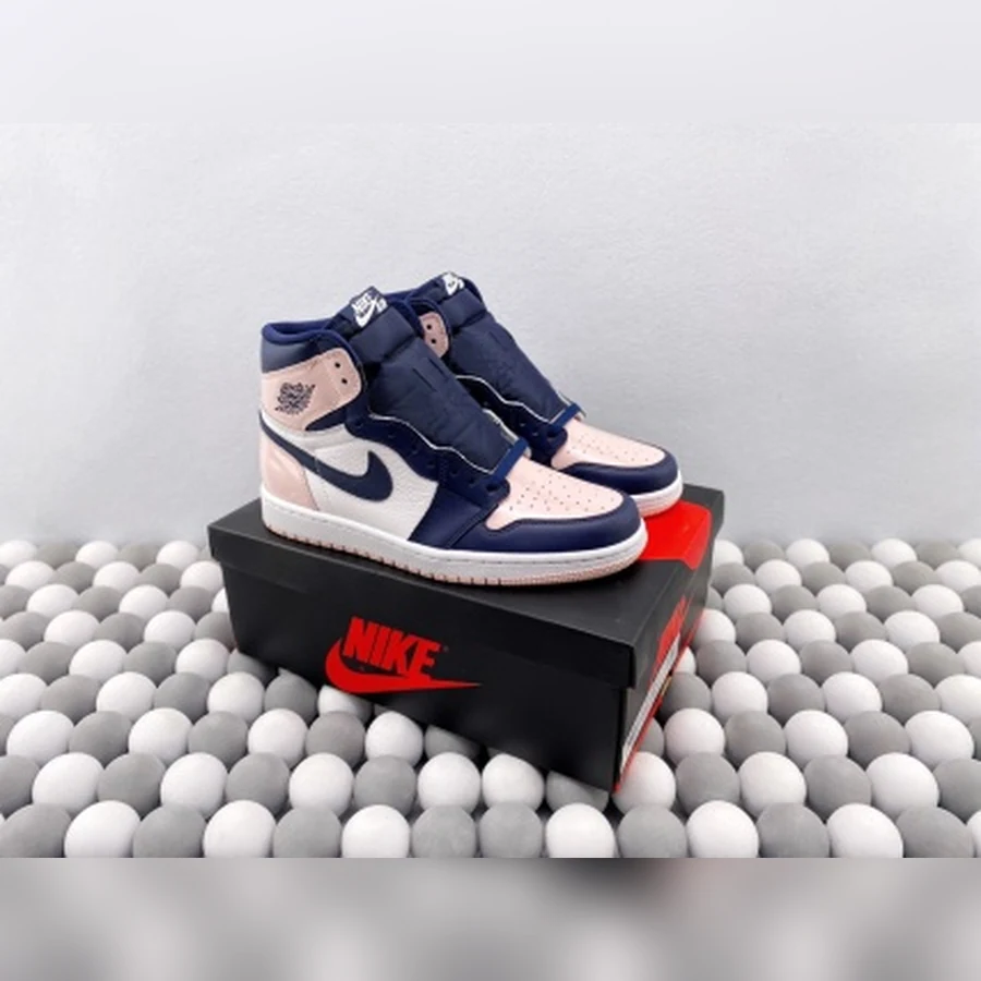 Jordan 1 High Navy Pink White