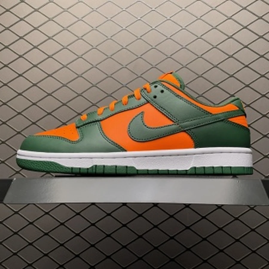 Nike Dunk Low Orange Deep Green White