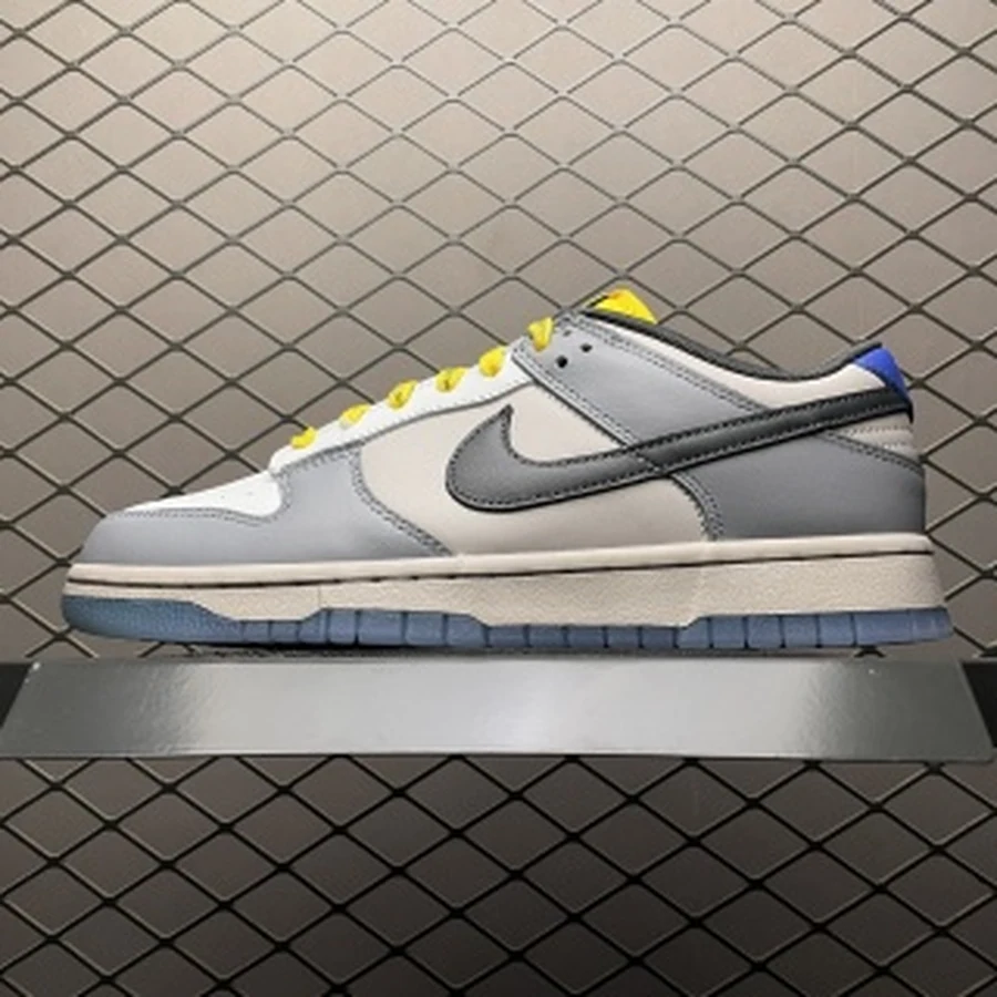 Nike Dunk Low Grey Off-White Yellow