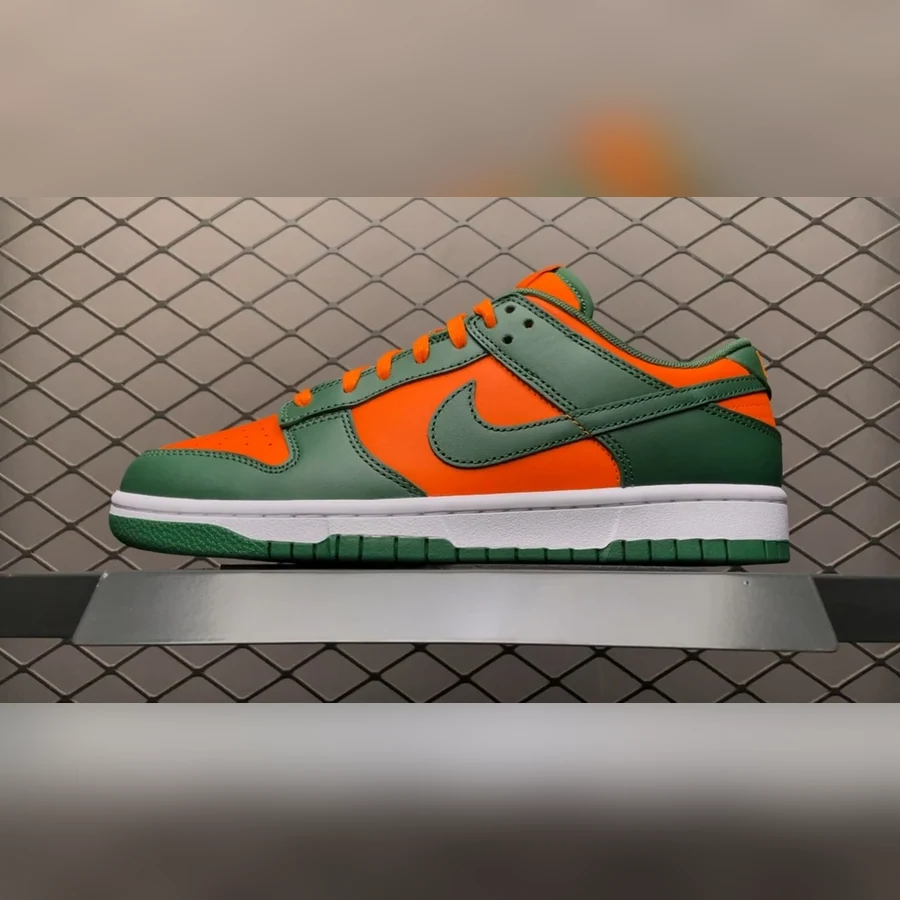 Dunk Low Orange Green White — Gallery