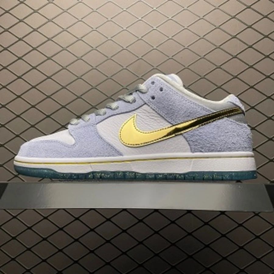 Nike Dunk Low Light Blue White Gold