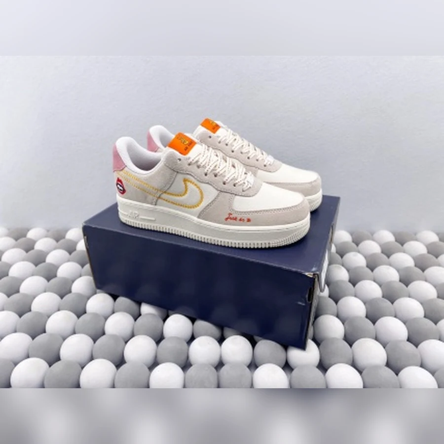 Nike Air Force 1 Sail Grey Pink Orange