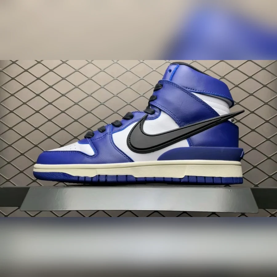 Nike Dunk High Deep Royal Blue White Black