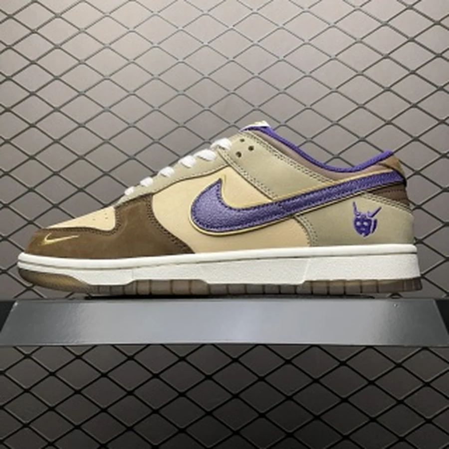 Nike Dunk Low Tan Brown Purple