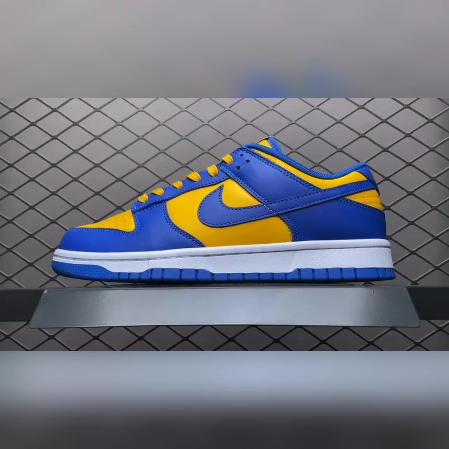 Dunk Low Blue Yellow White — Gallery